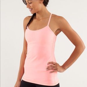 Lululemon Power Y Tank in Bleached Coral